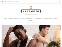Tablet Screenshot of paxtandon.com